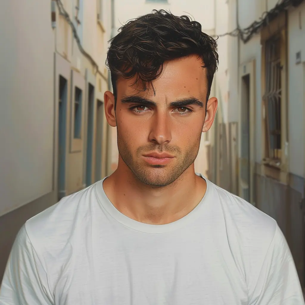 AI fashion makeover result showing outfit transformation